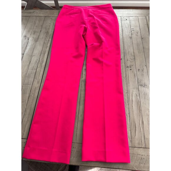 NWT ZARA FLARE CROP TROUSERS PANTS FUCHSIA PINK Size Medium - Picture 6 of 6